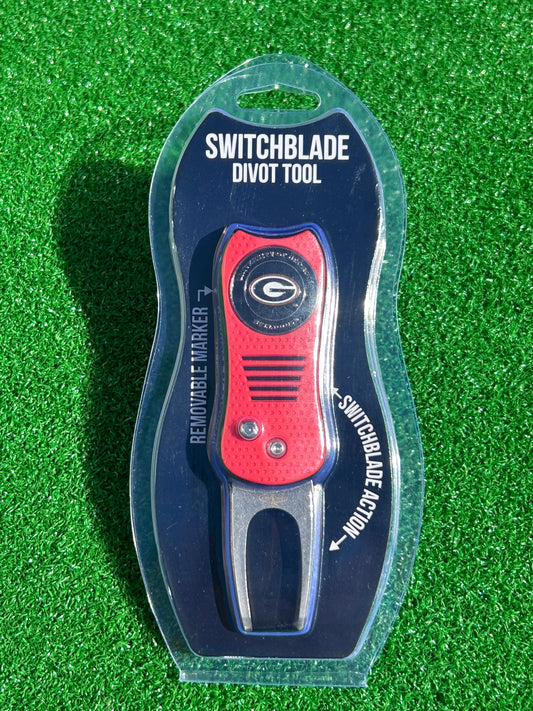 Georgia Bulldogs Team Golf USA Switchblade Divot Tool w/ Double Sided Magnetic Ball Marker