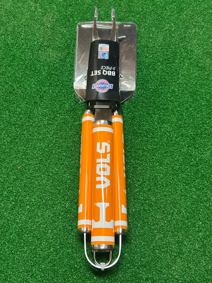 Siskiyou Gifts Tennessee Volunteers 3 Piece Steel Tailgater BBQ Set, NCAA Licensed