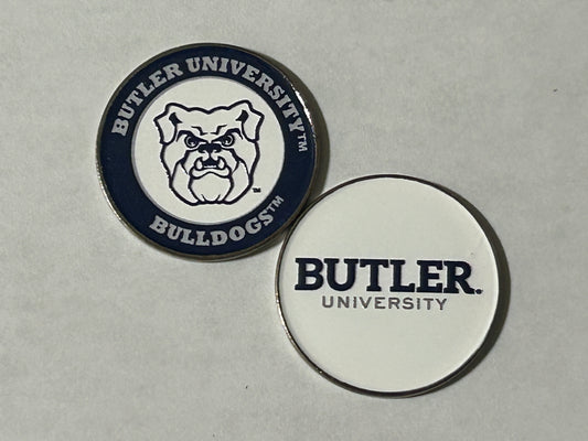 Butler Bulldogs 1" Diameter Double Sided Magnetic Golf Ball Marker NCAA