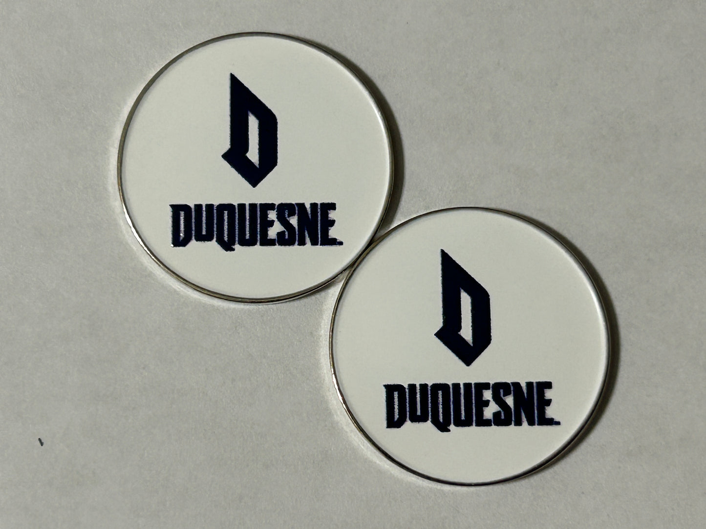 Duquesne Dukes 1" Diameter Double Sided Magnetic Golf Ball Marker NCAA
