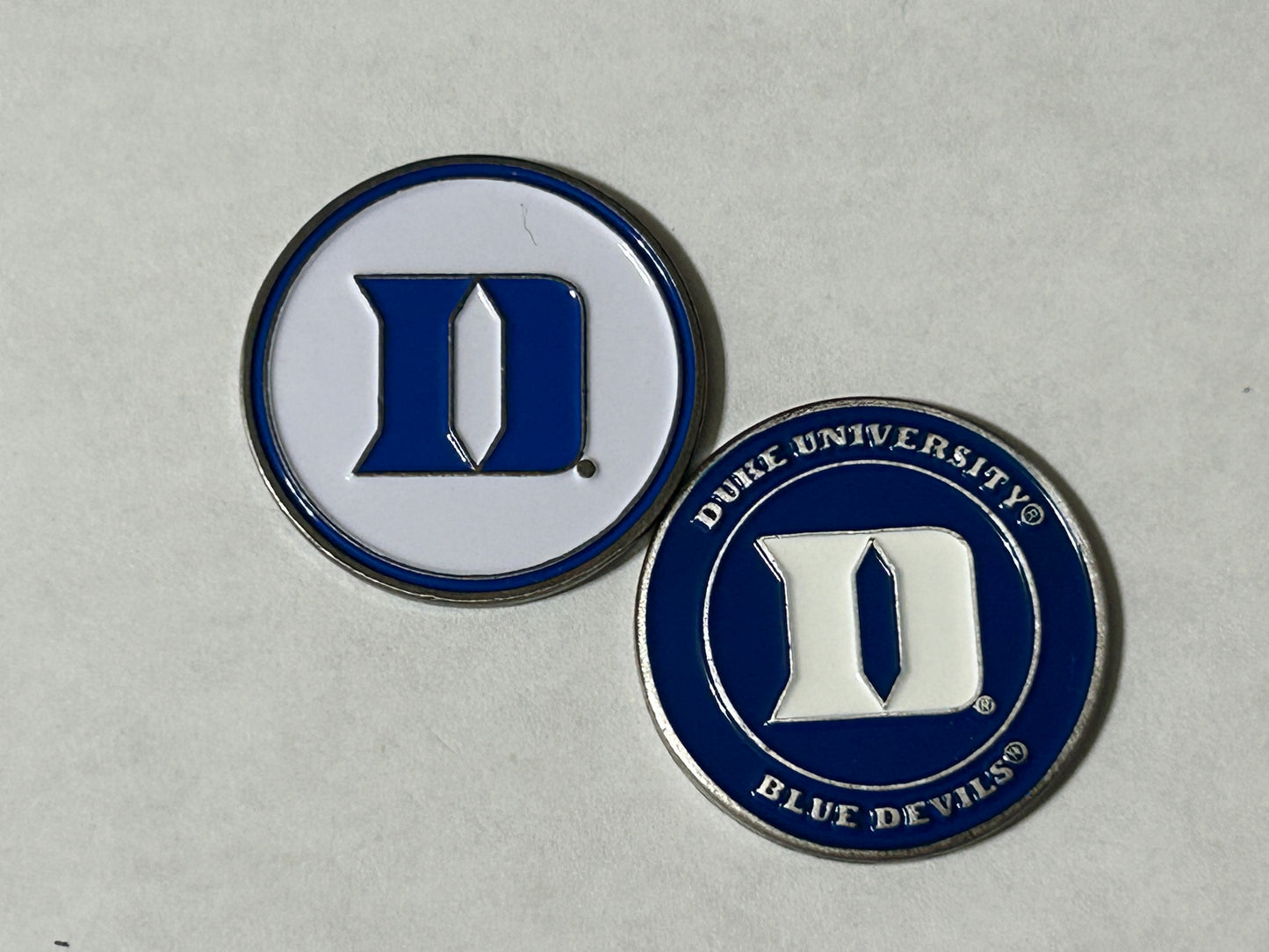 Duke Blue Devils 1" Diameter Double Sided Golf Ball Marker NCAA