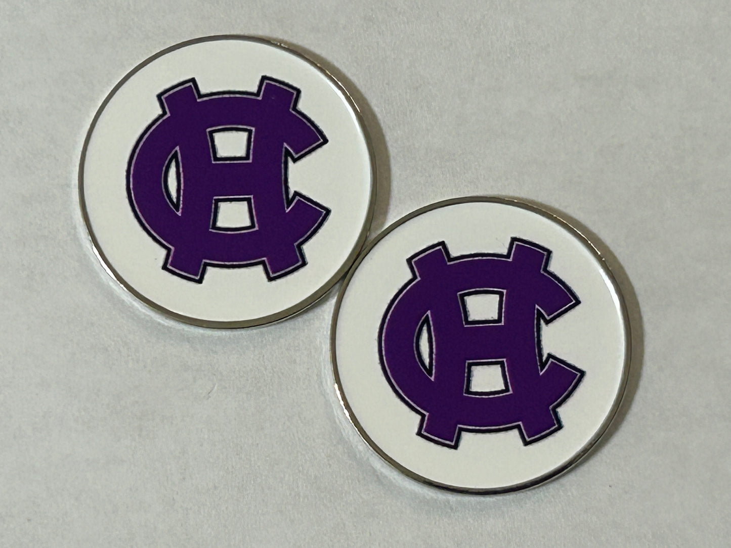 Holy Cross Crusaders 1" Diameter Double Sided Magnetic Golf Ball Marker NCAA