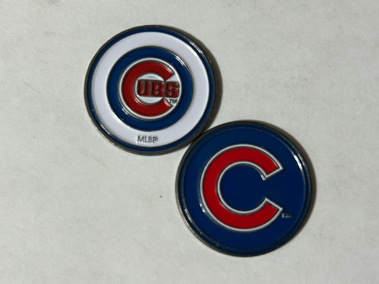 Chicago Cubs 1" Diameter Double Sided Magnetic Golf Ball Marker MLB