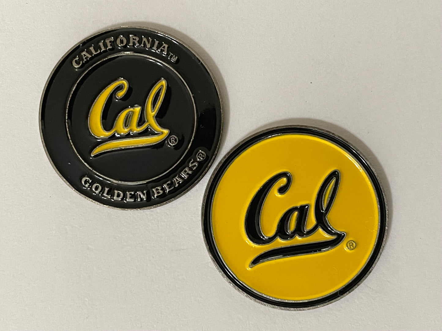 Cal Berkeley Bears 1" Diameter Double Sided Magnetic Golf Ball Marker NCAA