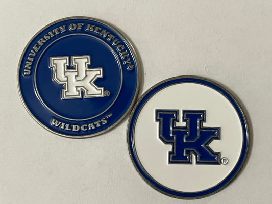 Kentucky Wildcats 1" Diameter Double Sided Magnetic Golf Ball Marker NCAA