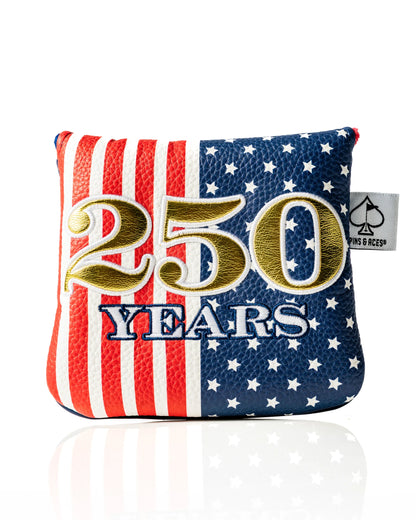 Pins & Aces USA 250 Years Birthday Mallet Putter Cover (Authentic) 2026 NEW!!!