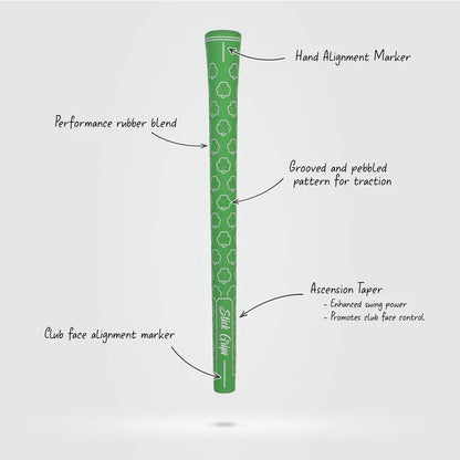 Stick Grips Authentic LAD Light Green Standard Swing Club Grip (Irons & Woods)
