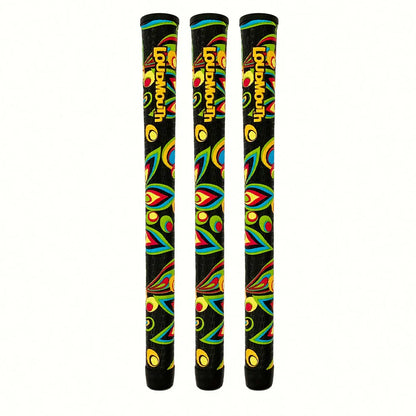 Loudmouth Authentic Black Shagadelic Standard Golf Club Swing Grip (Irons & Woods)