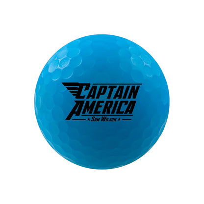 Volvik Vivid Soft 3-Piece Sam Wilson Captain America 6 pack Golf Balls