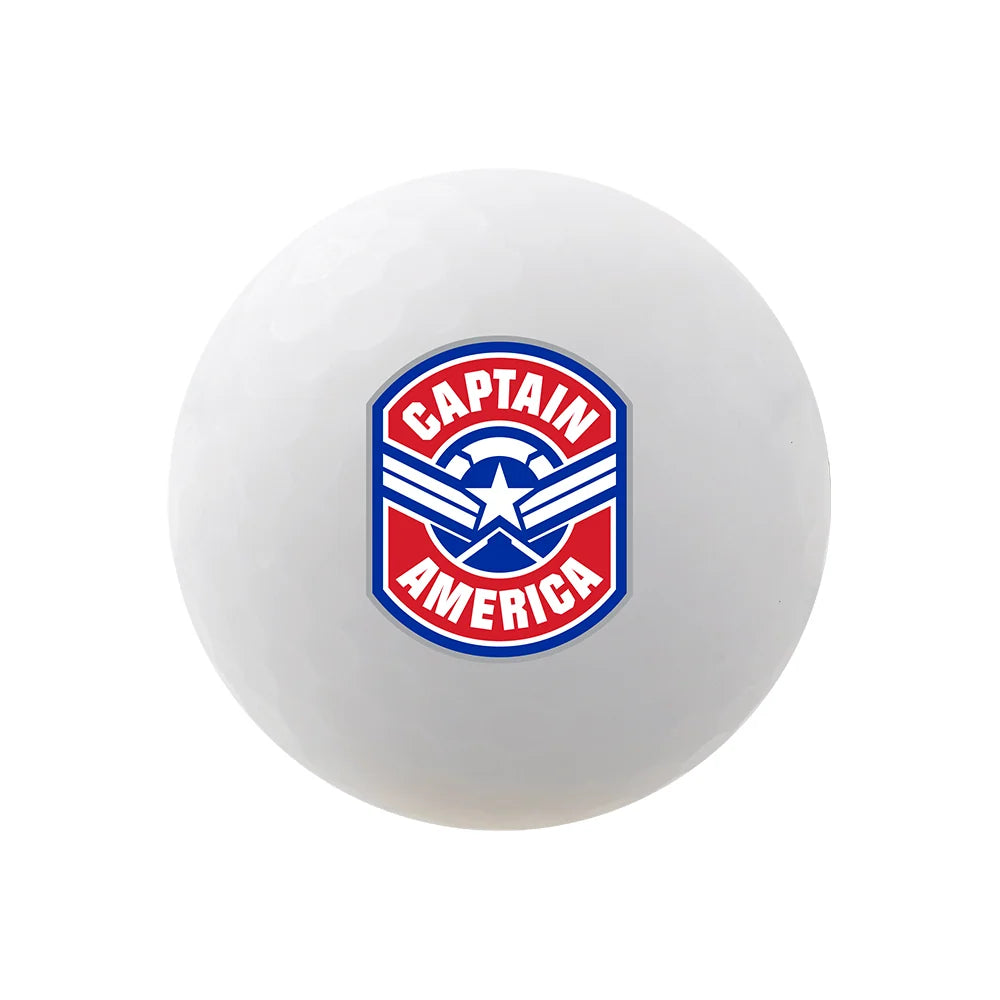 Volvik Vivid Soft 3-Piece Sam Wilson Captain America 6 pack Golf Balls