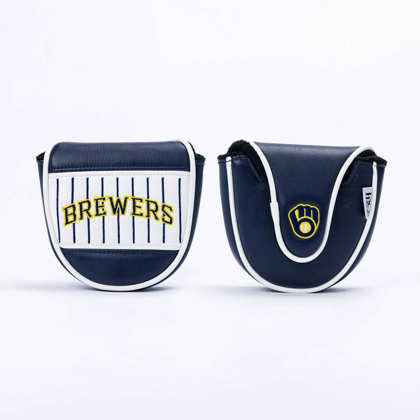 PRG Golf Authentic Milwaukee Brewers Mallet Putter Cover MLB Licensed