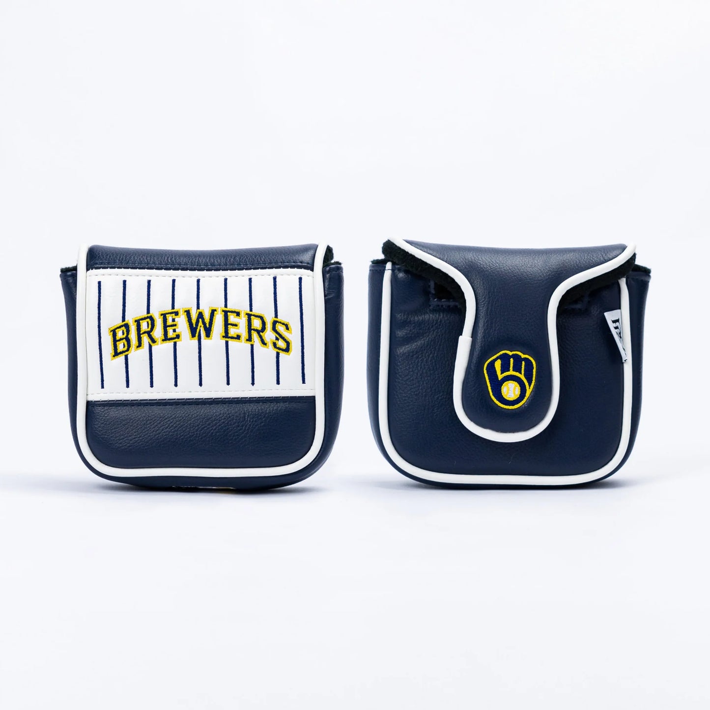 PRG Golf Authentic Milwaukee Brewers Spider Mallet Putter Cover MLB Licensed