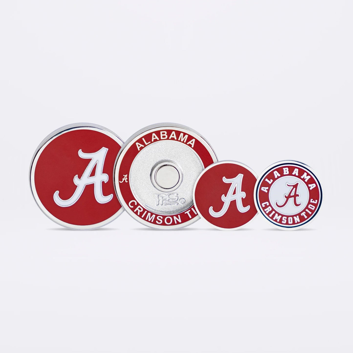PRG Golf (Authentic) Alabama Crimson Tide Duo Logo Magnetic Golf Ball Marker NCAA Licensed