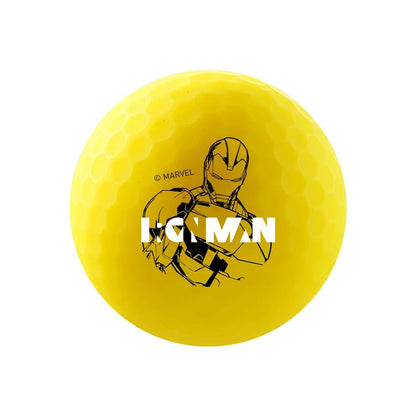 Volvik Marvel 5 Character Pack of Vivid Soft 3-Piece Construction Golf Ball's