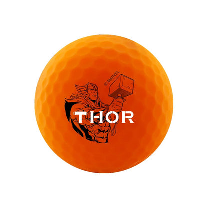 Volvik Marvel 5 Character Pack of Vivid Soft 3-Piece Construction Golf Ball's
