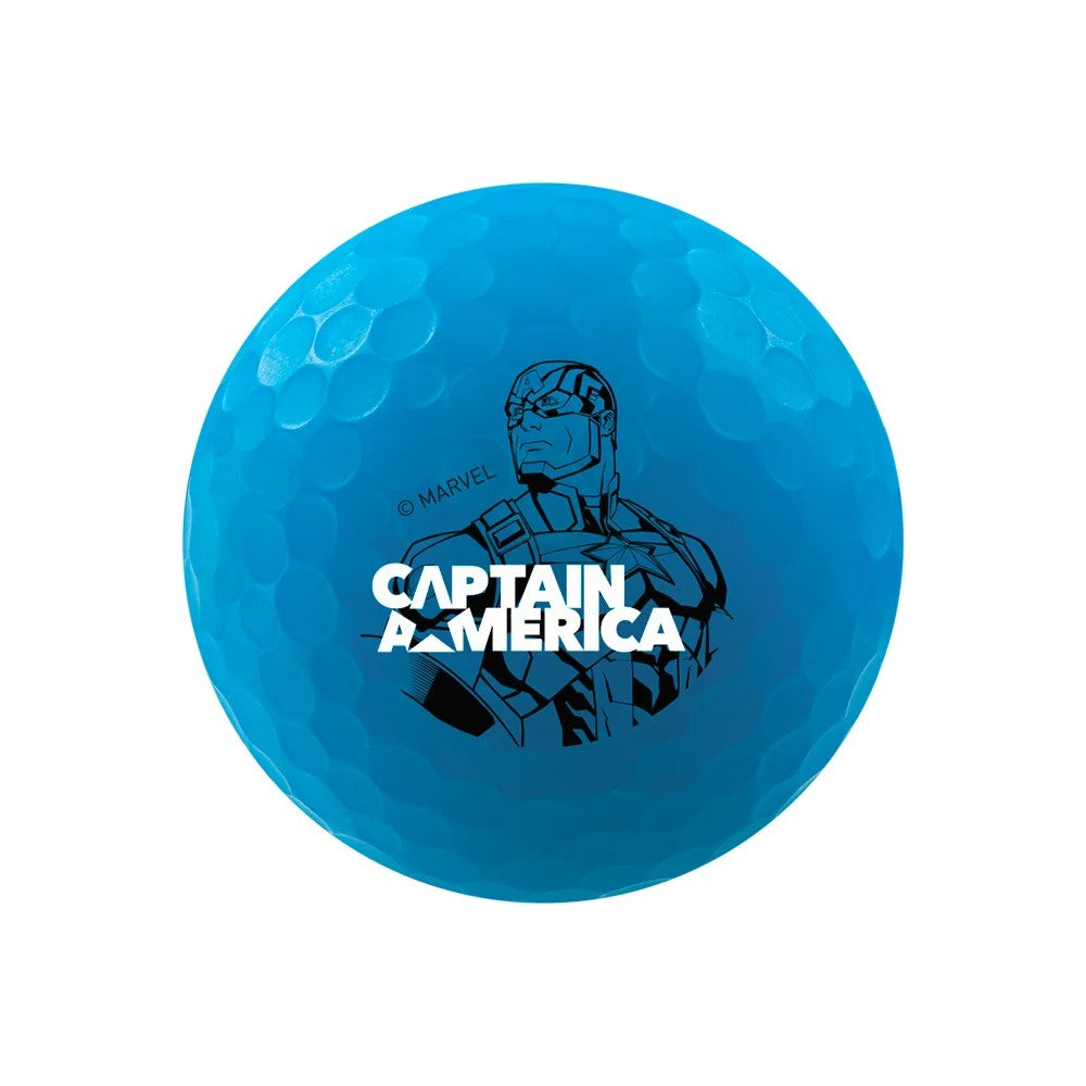 Volvik Marvel 5 Character Pack of Vivid Soft 3-Piece Construction Golf Ball's