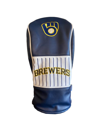 PRG Golf Horizon Pinstripe Milwaukee Brewers Driver Head Cover MLB Licensed