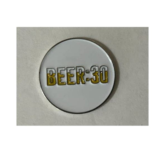 Beer30 1" Diameter (Non-Magnetic) Golf Ball Marker