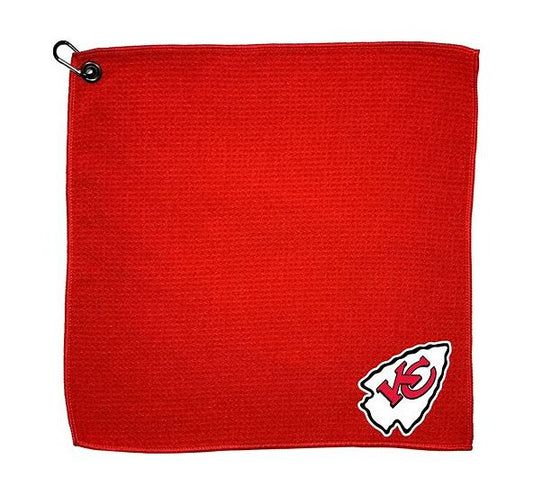 Team Golf USA Kansas City Chiefs Microfiber Golf Towel 15"X15" NFL Licensed