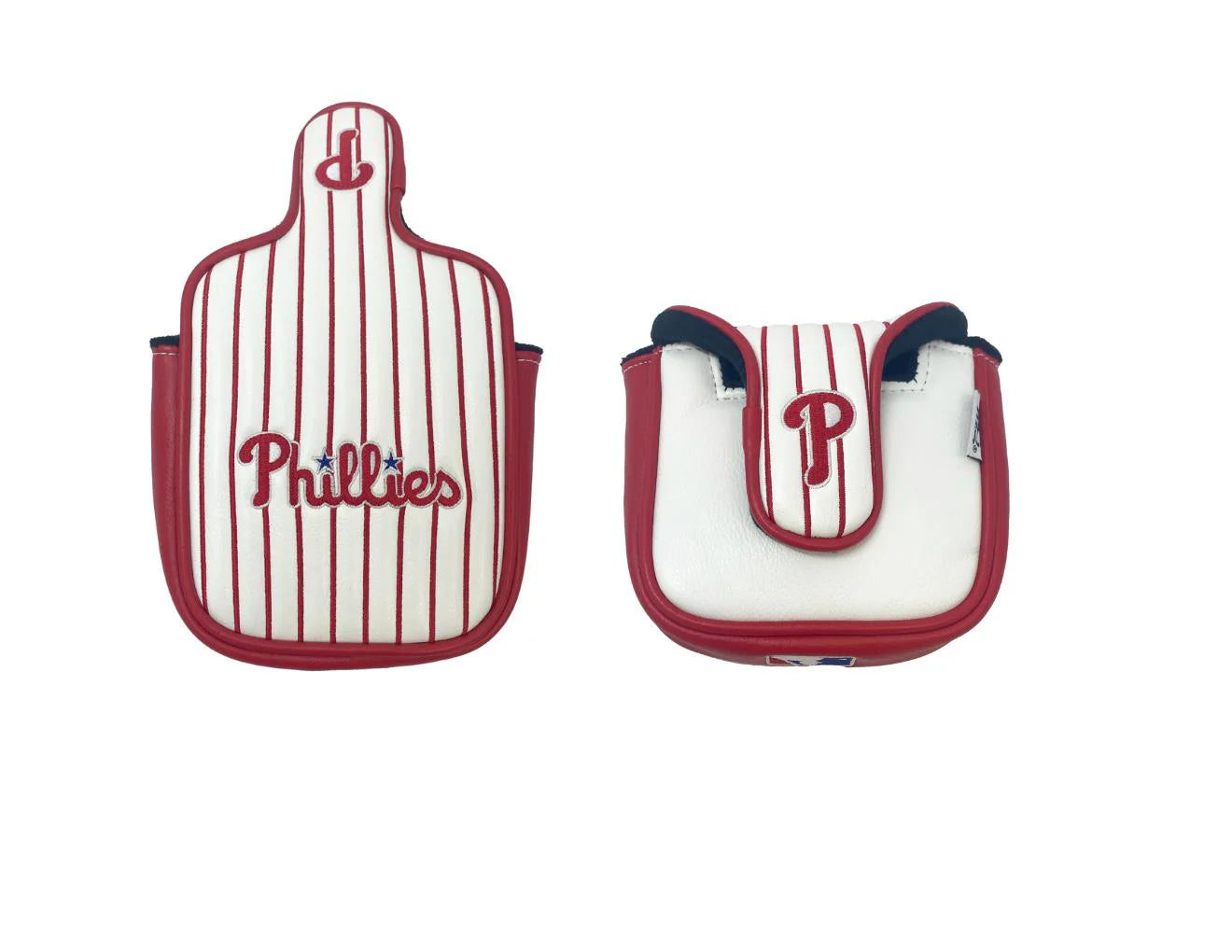 PRG Golf (Authentic) Philadelphia Phillies Pinstripe Spider Mallet Putter Cover MLB Licensed