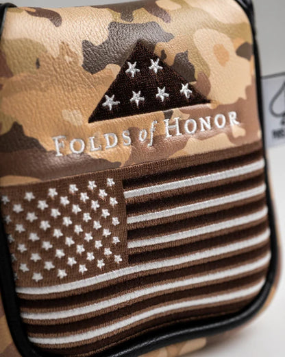 Pins & Aces Authentic Folds of Honor 2.0 Mallet Putter Head Cover