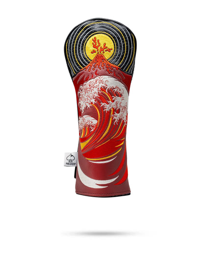 Pins & Aces Authentic Colorful Fire and Fury Fairway Club Head Cover