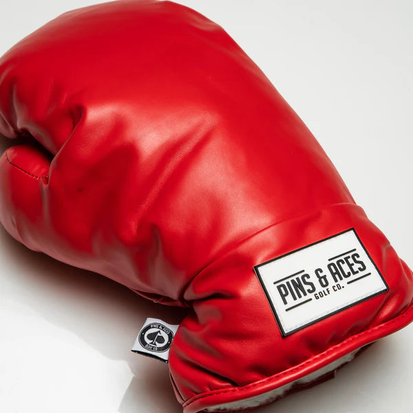 Pins & Aces Authentic Red Boxing Glove Driver Head Cover