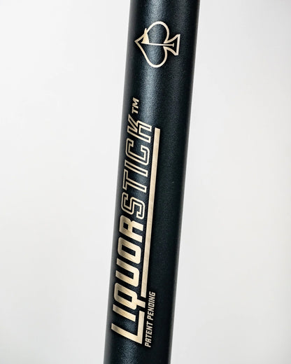 Pins and Aces Golf Authentic and Trademarked LiquorStick® 3.0 - Black
