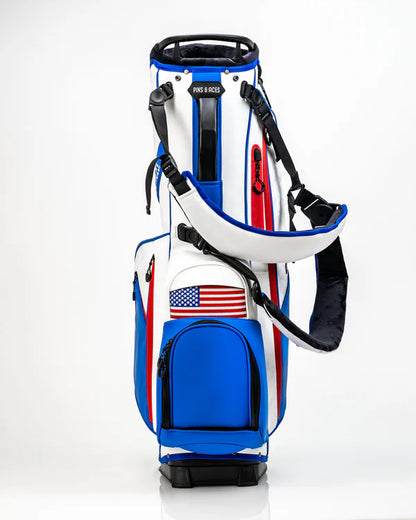 Player Preferred™ 5-Way Pins & Aces Fairway Stand Golf Bag - Golf Of America