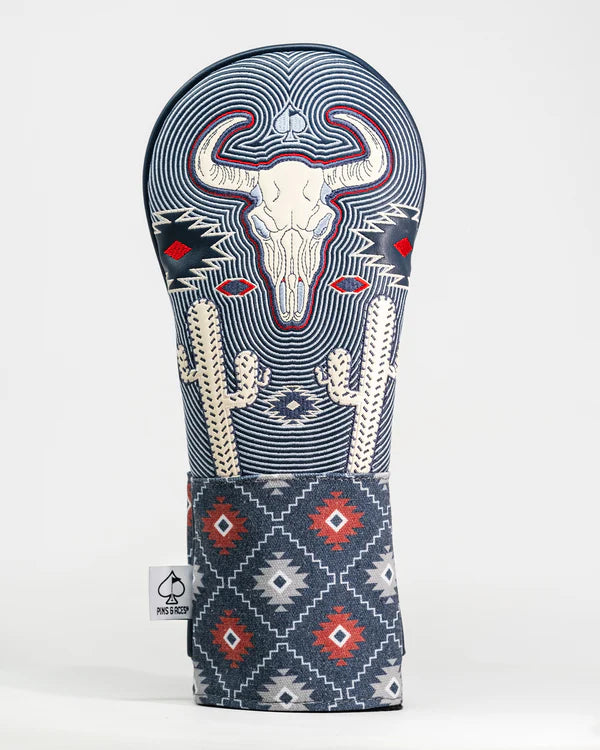 Pins & Aces Authentic Western Aesthetic Fairway Head Cover