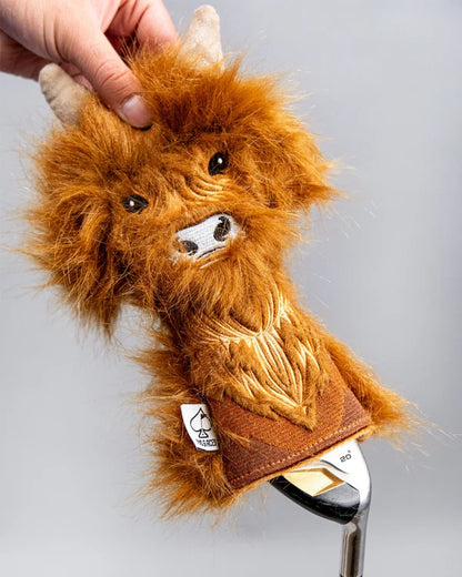 Pins & Aces Authentic Highland Cow Rescue/Hybrid Head Cover