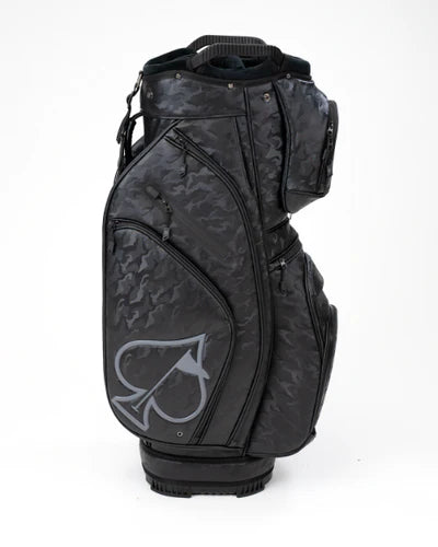Player Preferred™ Pins & Aces 15-Way Cart Bag - Black Camo