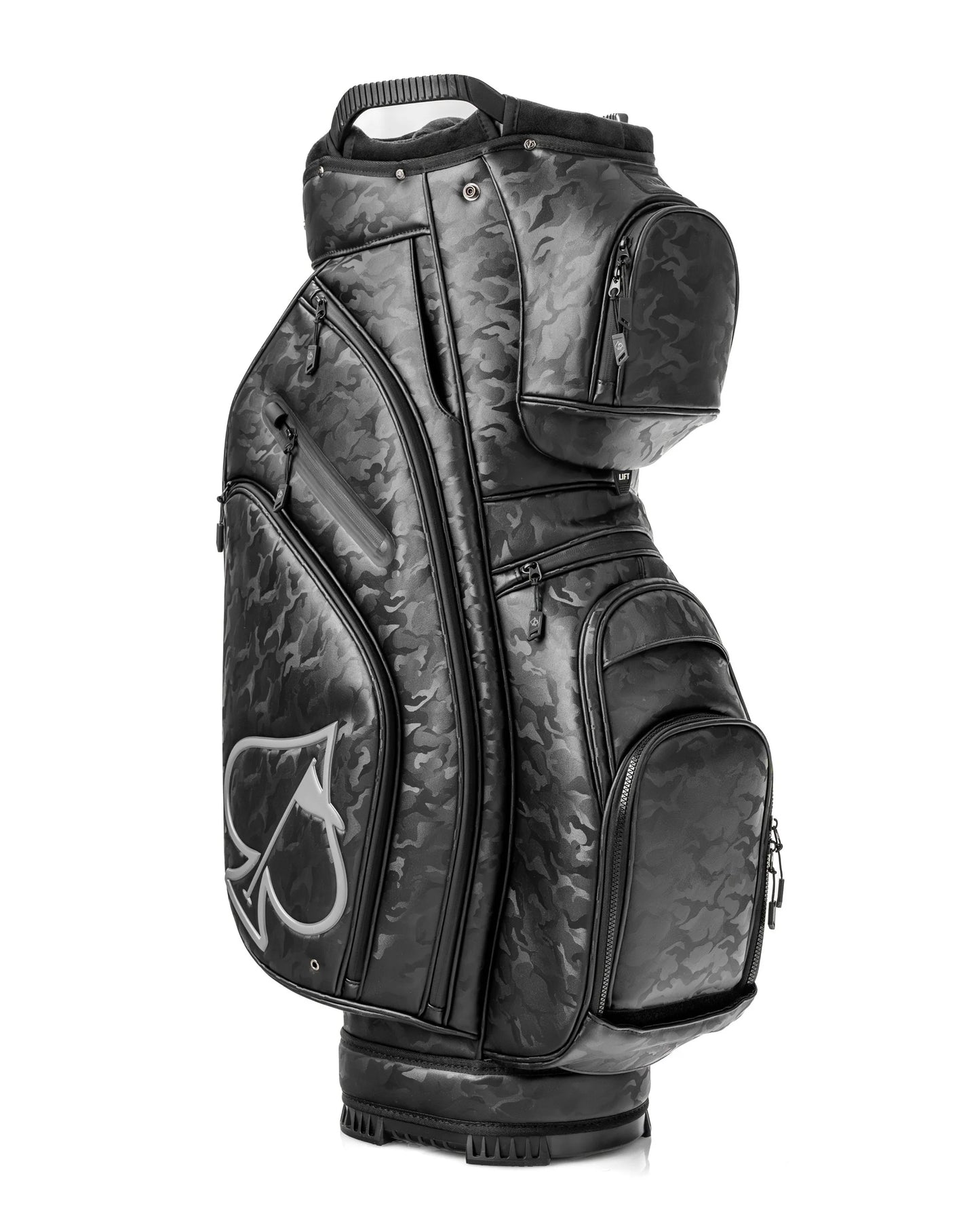 Player Preferred™ Pins & Aces 15-Way Cart Bag - Black Camo