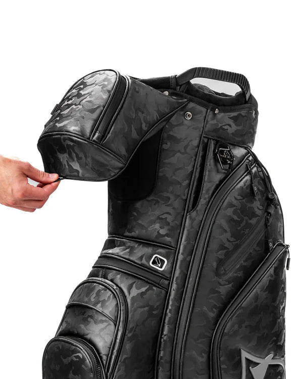 Player Preferred™ Pins & Aces 15-Way Cart Bag - Black Camo