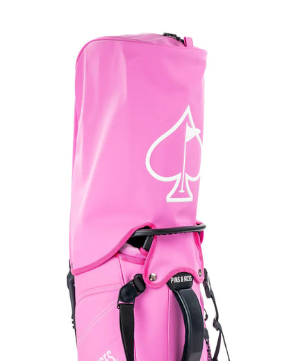 Player Preferred™ 14-Way Pins & Aces Fairway Stand Golf Bag - Bubble Gum 2.0