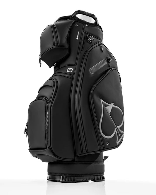 Player Preferred™  Pins & Aces 15-Way Cart Bag - Black