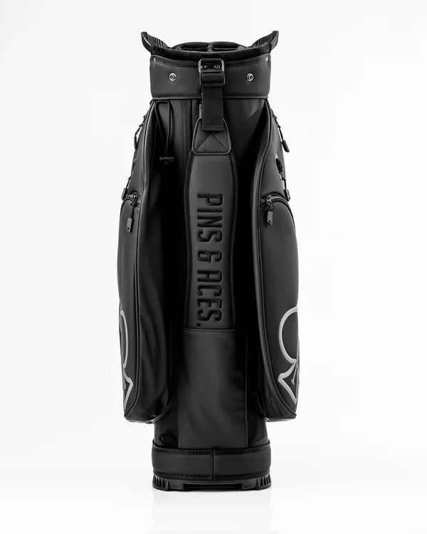 Player Preferred™  Pins & Aces 15-Way Cart Bag - Black