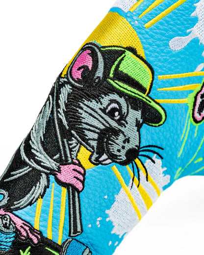 Pins & Aces (Authentic) Range Rat Custom Design Blade Putter Head Cover