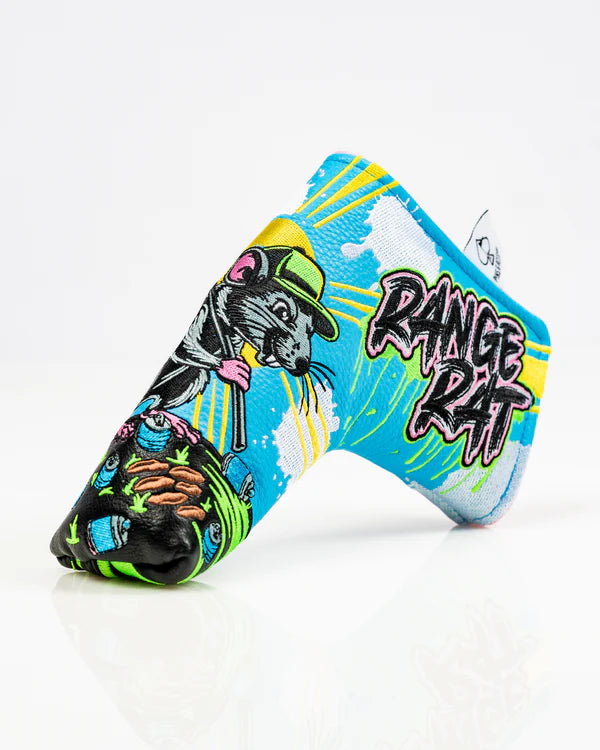 Pins & Aces (Authentic) Range Rat Custom Design Blade Putter Head Cover
