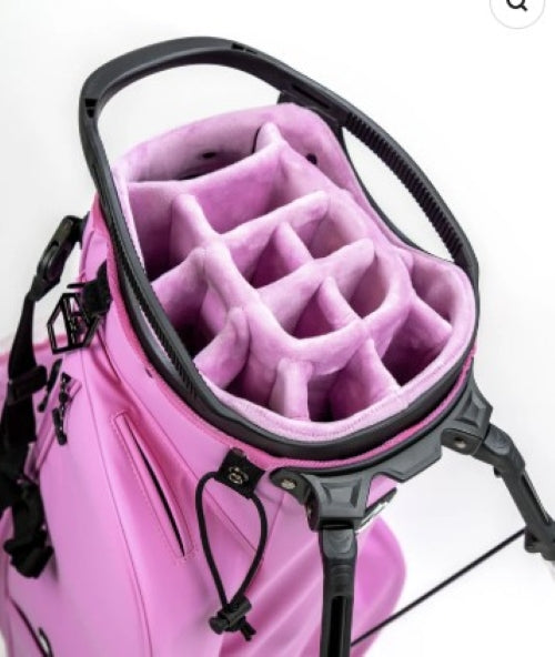 Player Preferred™ 14-Way Pins & Aces Fairway Stand Golf Bag - Bubble Gum 2.0