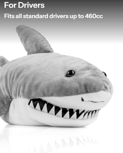 Pins & Aces Authentic Shark (Great White) Driver Head Cover up to Driver's 460CC