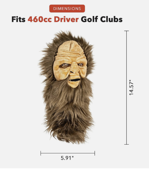 Daphne's Authentic Sasquatch Premium Driver Headcover