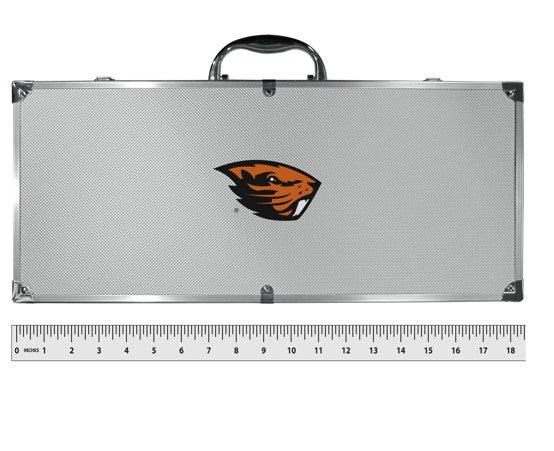 Siskiyou Gifts Oregon State Beavers 8 Piece Tailgater BBQ Set w/Metal Case, NCAA Licensed