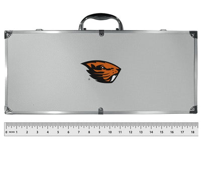 Siskiyou Gifts Oregon State Beavers 8 Piece Tailgater BBQ Set w/Metal Case, NCAA Licensed