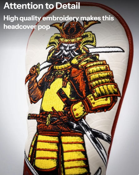 Pins & Aces Authentic Colorful Samurai's Strength Rescue/Hybrid Club Head Cover