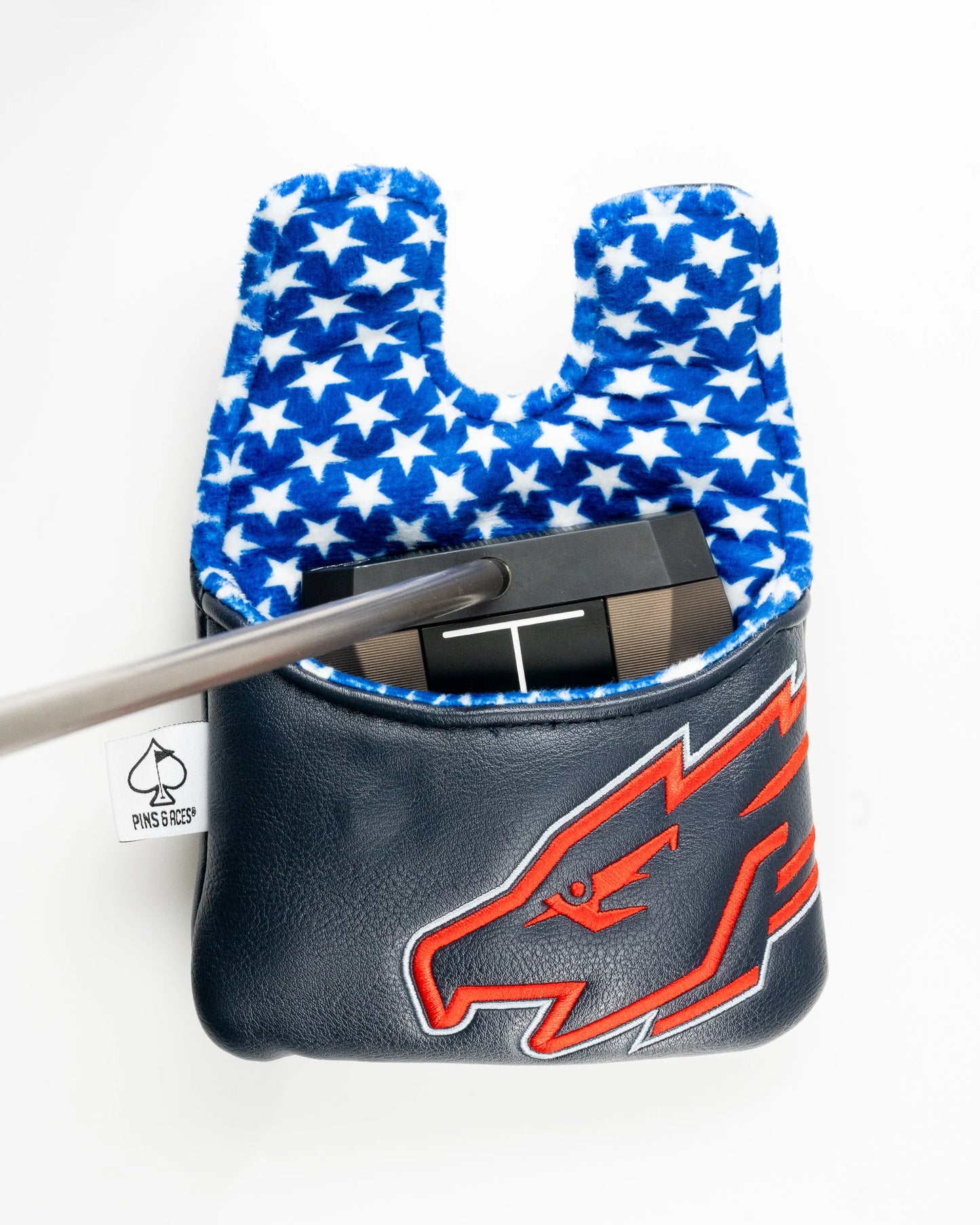 Pins & Aces (Authentic) Top Gun Maverick Center Shaft Mallet Putter Head Cover