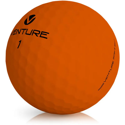 Venture Golf Soft Matte Orange 1 Dozen (12) Golf Balls