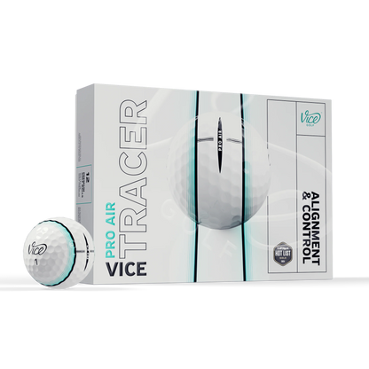 Vice Pro Air Tracer Golf Balls (1 Dozen New Golf Balls)