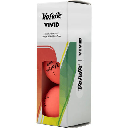 Volvik Vivid Matte Pink 1 Dozen (12) Golf Balls