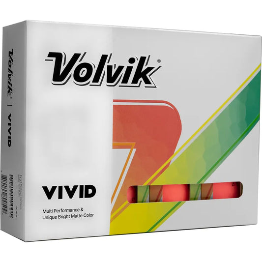 Volvik Vivid Matte Pink 1 Dozen (12) Golf Balls